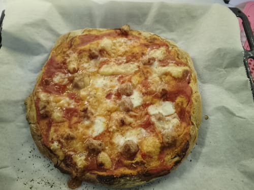 Customer photo review of Base Pizza proteica