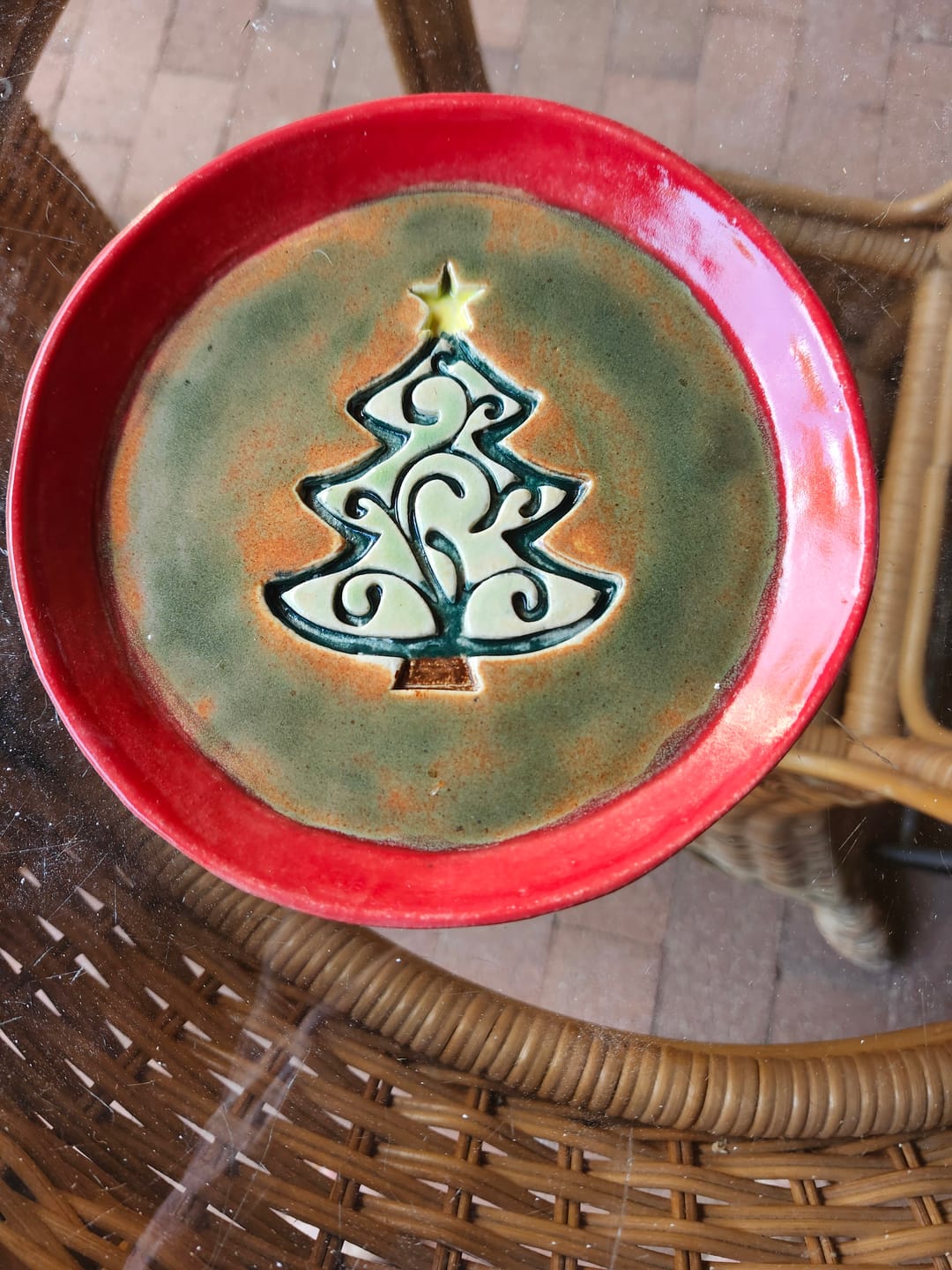 Customer photo review of Unfinished Wood Flourish Christmas Tree Shape - Craft - up to 46"