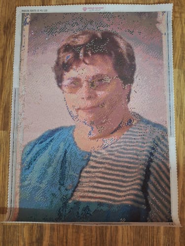 Customer photo review of Diamond Painting Eigenes Bild