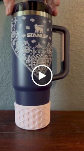 Customer video review of PETAL WAFFLE Tumbler Boot -fits 20-40oz