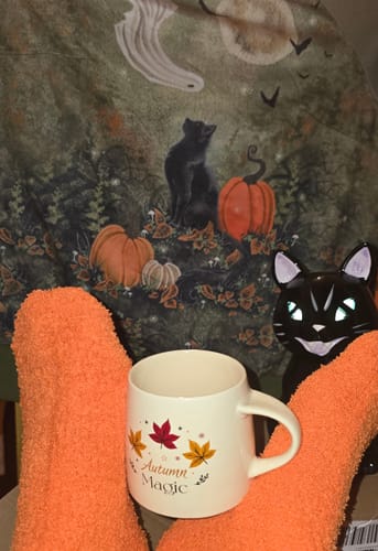 Customer photo review of Herbst Geschenkset mit Tasse & Socken – Autumn Magic Look PREORDER