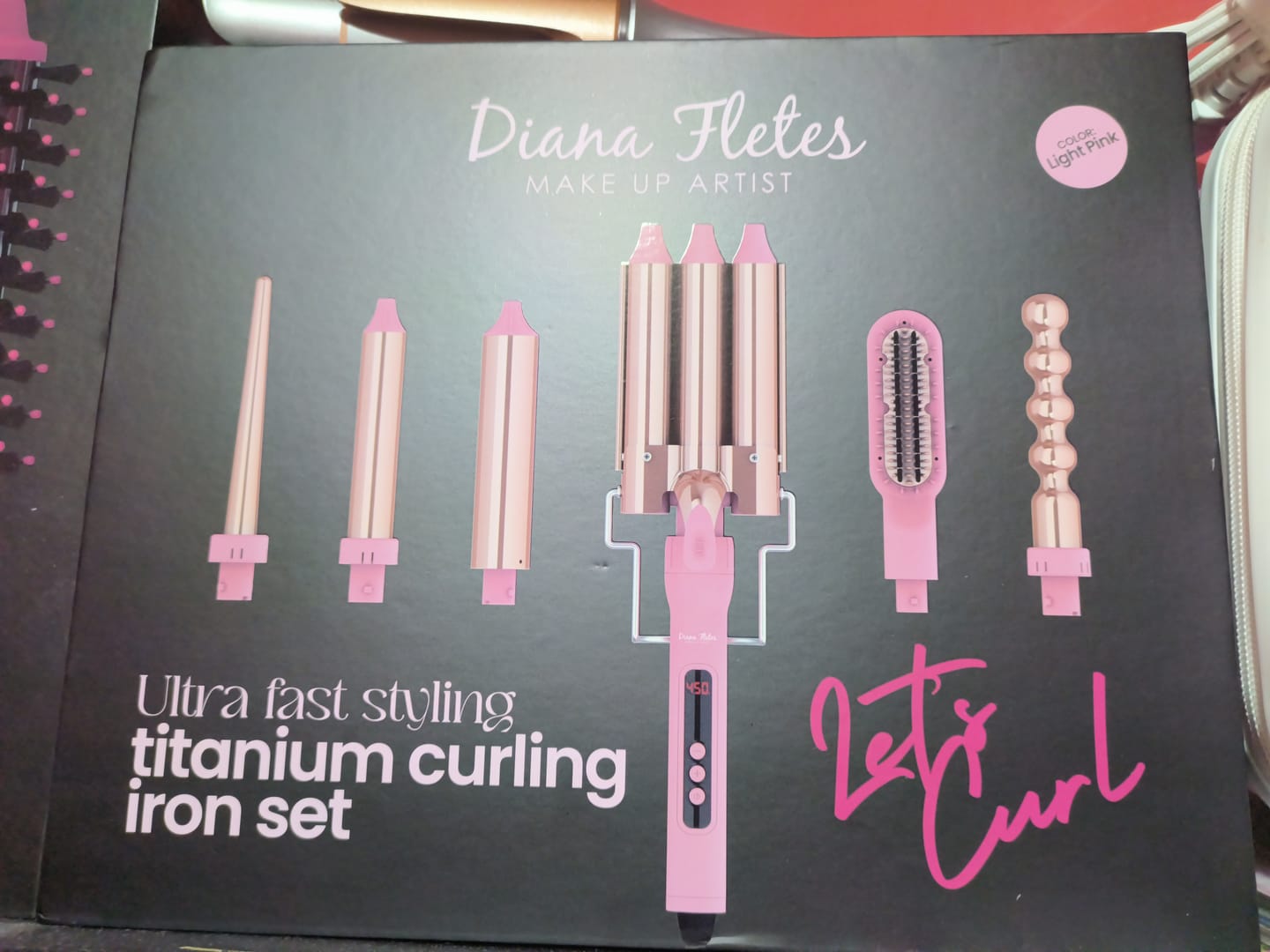 Customer photo review of Ferro 6 en 1 Diana Fletes light pink Titanium Galvanizado