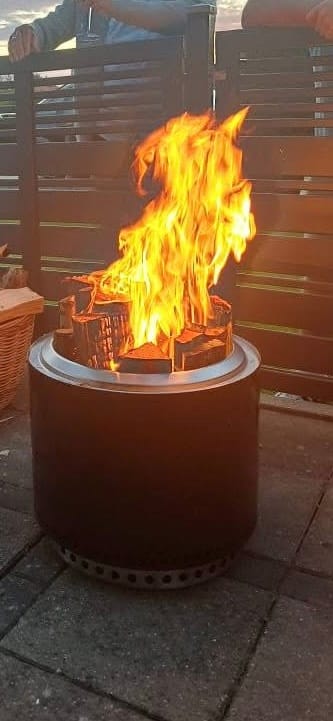 Customer photo review of Solo Stove Bonfire 2.0 + Stativ, farven Ash