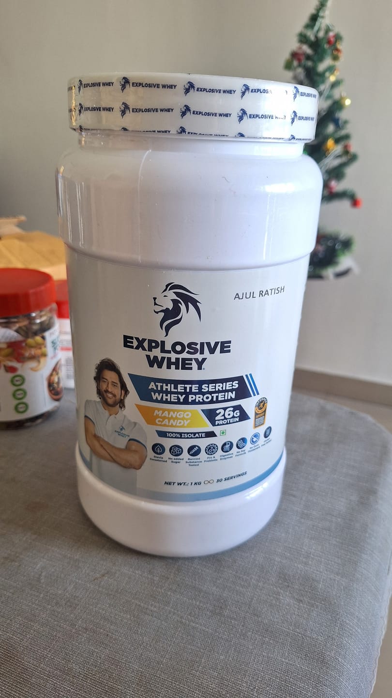 Customer photo review of Athlete Series Whey Protein (100% Isolate)