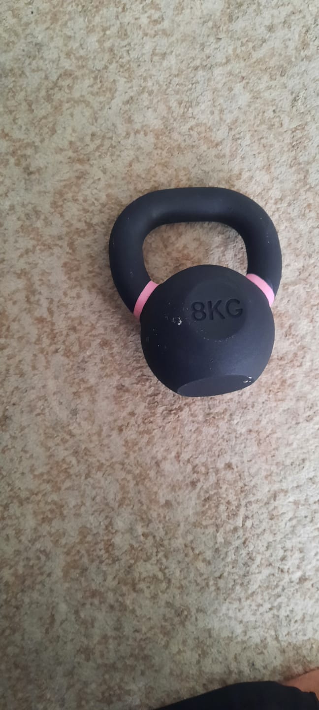 Customer photo review of Strength Shop Cast Iron Kettlebells - Single Mould, Powder Coated, 4-64KG