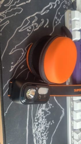 Customer photo review of Extreme Headlamp – Ultra-light, Rechargeable and Motion Sensor