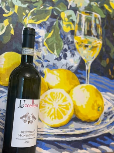 Customer photo review of Lemons and Wine | Paint by Numbers