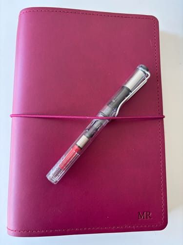 Customer photo review of Refillable Notebook Folio Gift