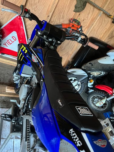 Customer photo review of Custom Seat Cover: 2021 Yamaha YZ250F