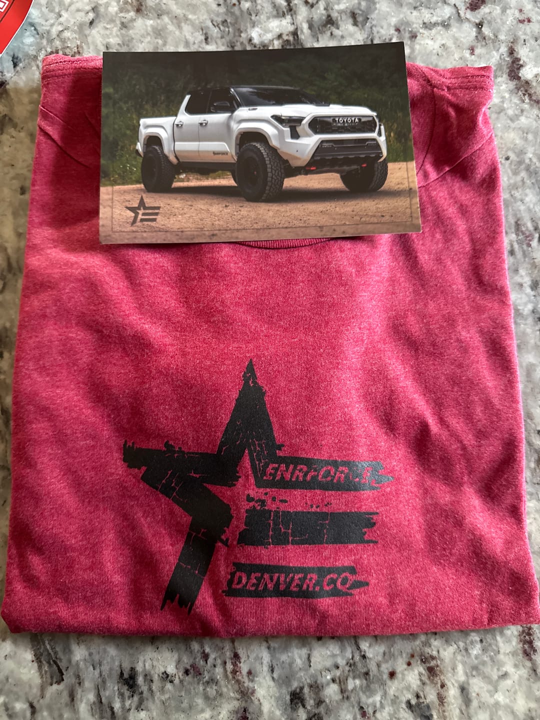 Customer photo review of United We Stand Tee
