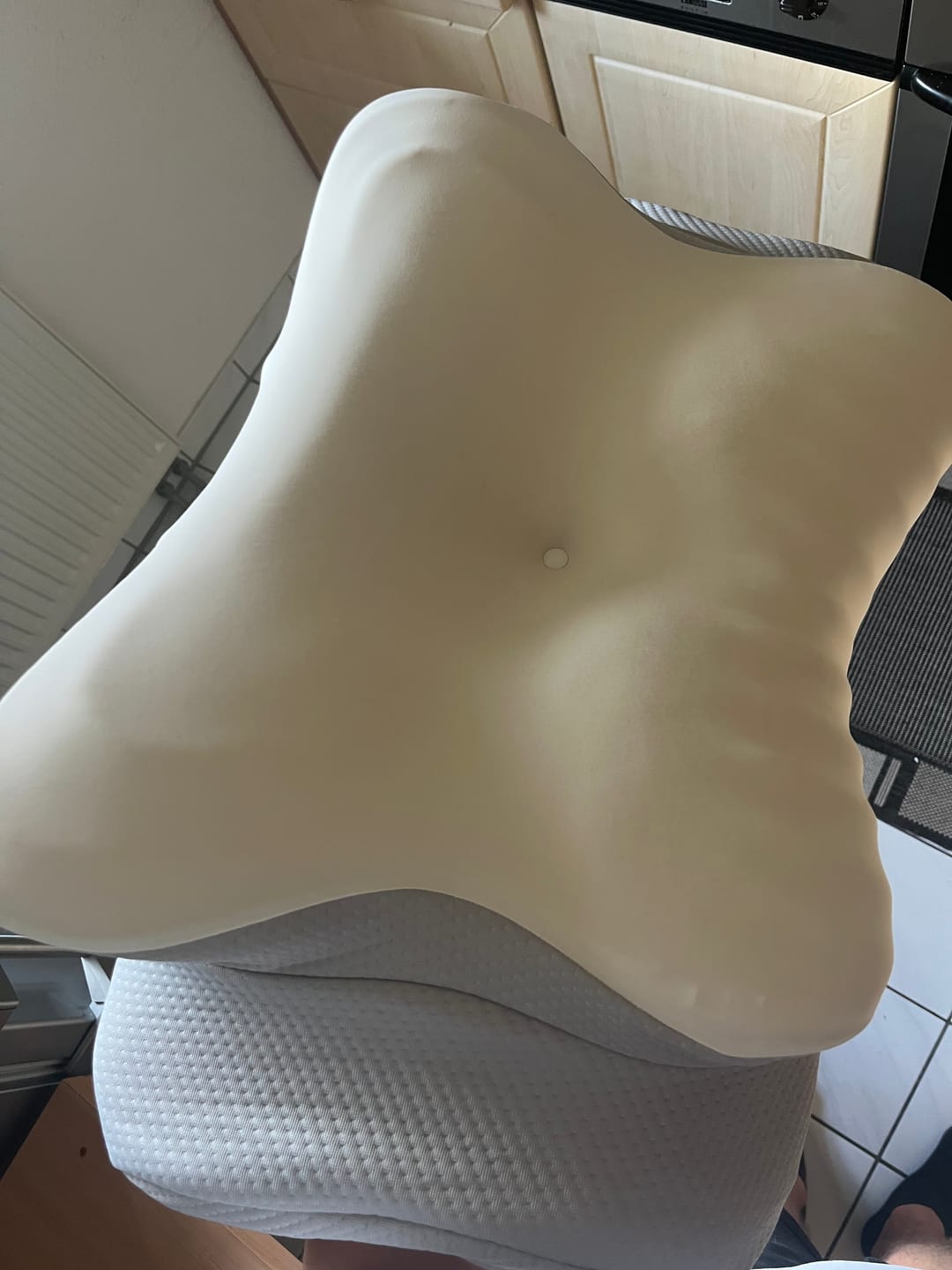 Customer photo review of Physiorest® recovery pillow