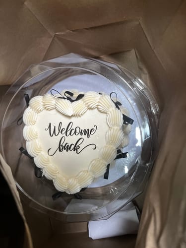 Customer photo review of Heart Cake