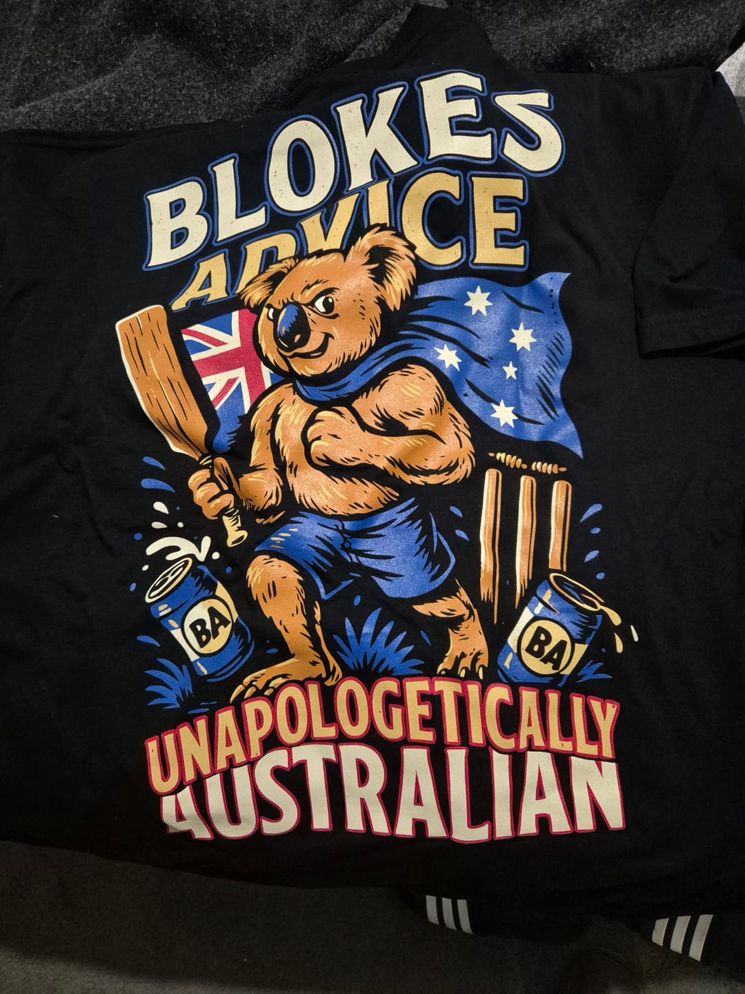 Customer photo review of Aussie As Tee - Black