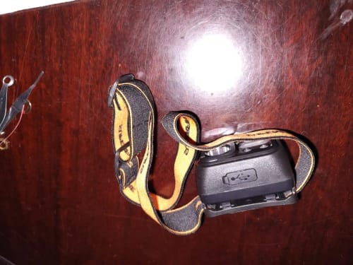 Customer photo review of Extreme Headlamp – Ultra-light, Rechargeable and Motion Sensor
