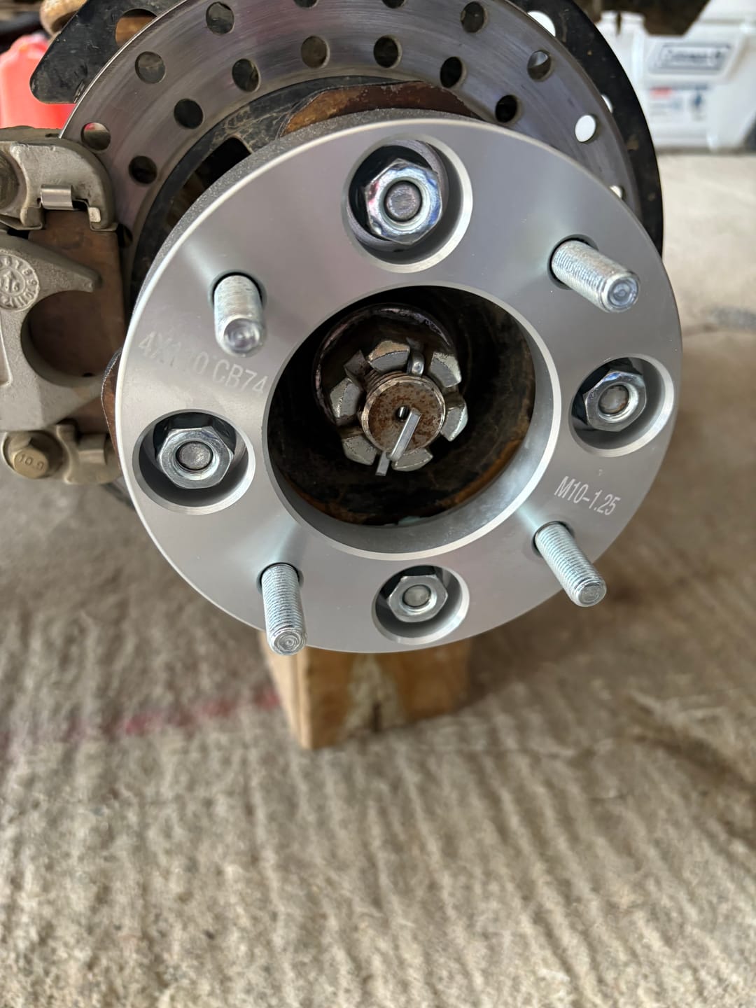 Customer photo review of CFMoto Wheel Spacers - ZForce 500/800/1000