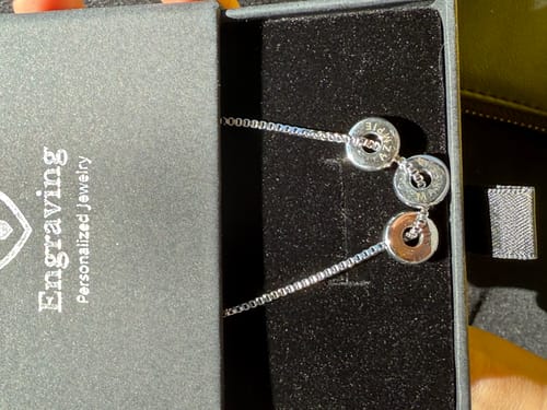 Customer photo review of Necklace: Orbit
