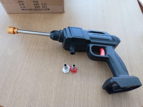 Customer photo review of Cordless High-Pressure Washer – Portable, Powerful and Flexible