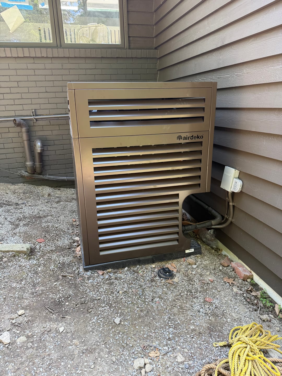 Customer photo review of Central AC Cover - Bronze
