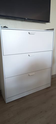 Customer photo review of Zapatera Organizadora VTRIN XXL para 25 pares y tallas grandes hasta 44