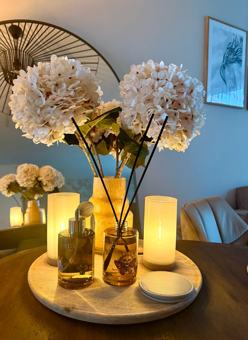 Customer photo review of Grote Zijden Hortensia - Crème