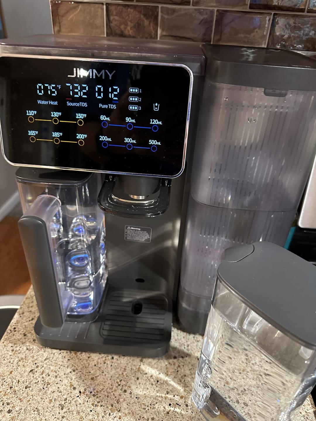 Customer photo review of R9 Countertop Reverse Osmosis Water Purifier