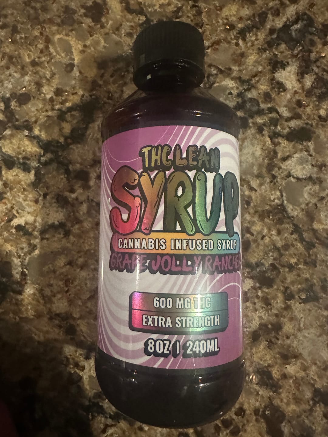 Customer photo review of 600mg THC Syrup