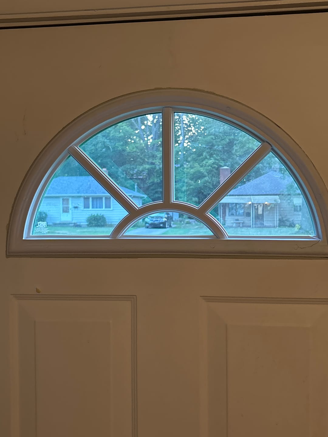 Customer photo review of Clear Sunburst Glass and Frame Kit (Fanlite)