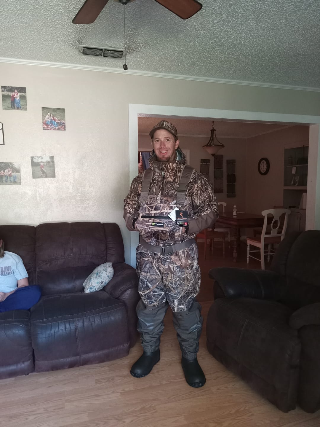 Customer photo review of Amazing Offer AquaWade Pro Insulated Duck Waterfowl Hunting Breathable Chest Waders