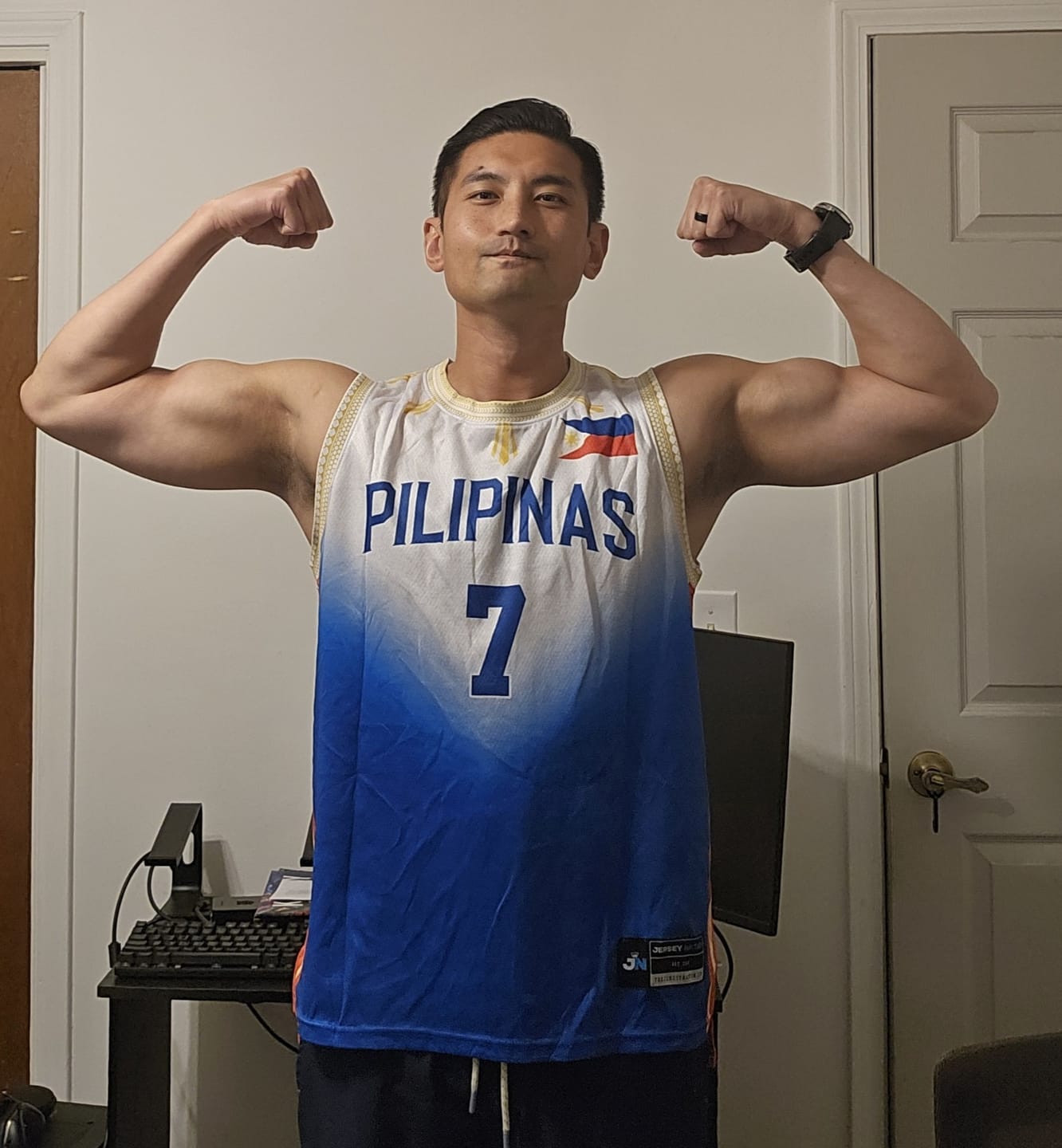 Customer photo review of Philippines 'Luzviminda' Custom Basketball Jersey
