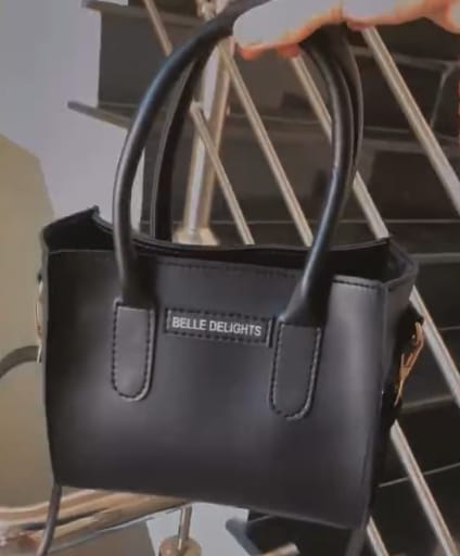 Customer photo review of Black Hudson Crossbody Bag