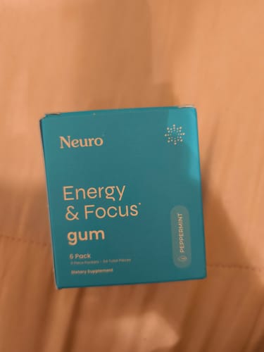 Customer photo review of Energy & Focus Gum