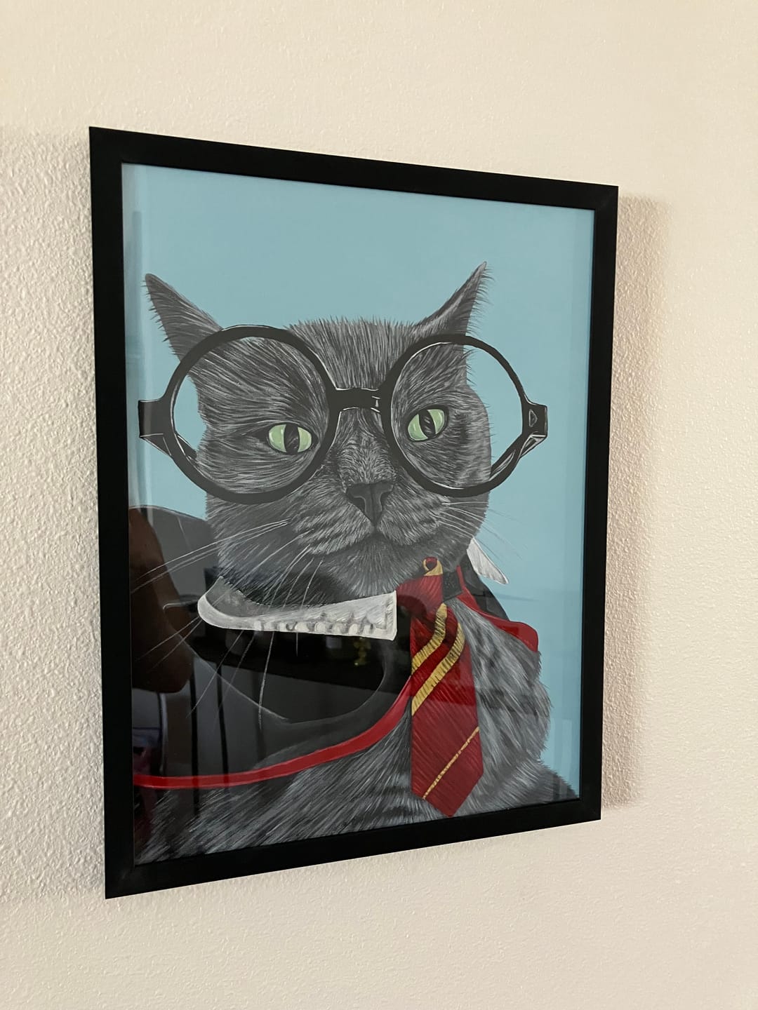 Customer photo review of Custom Pet Painting