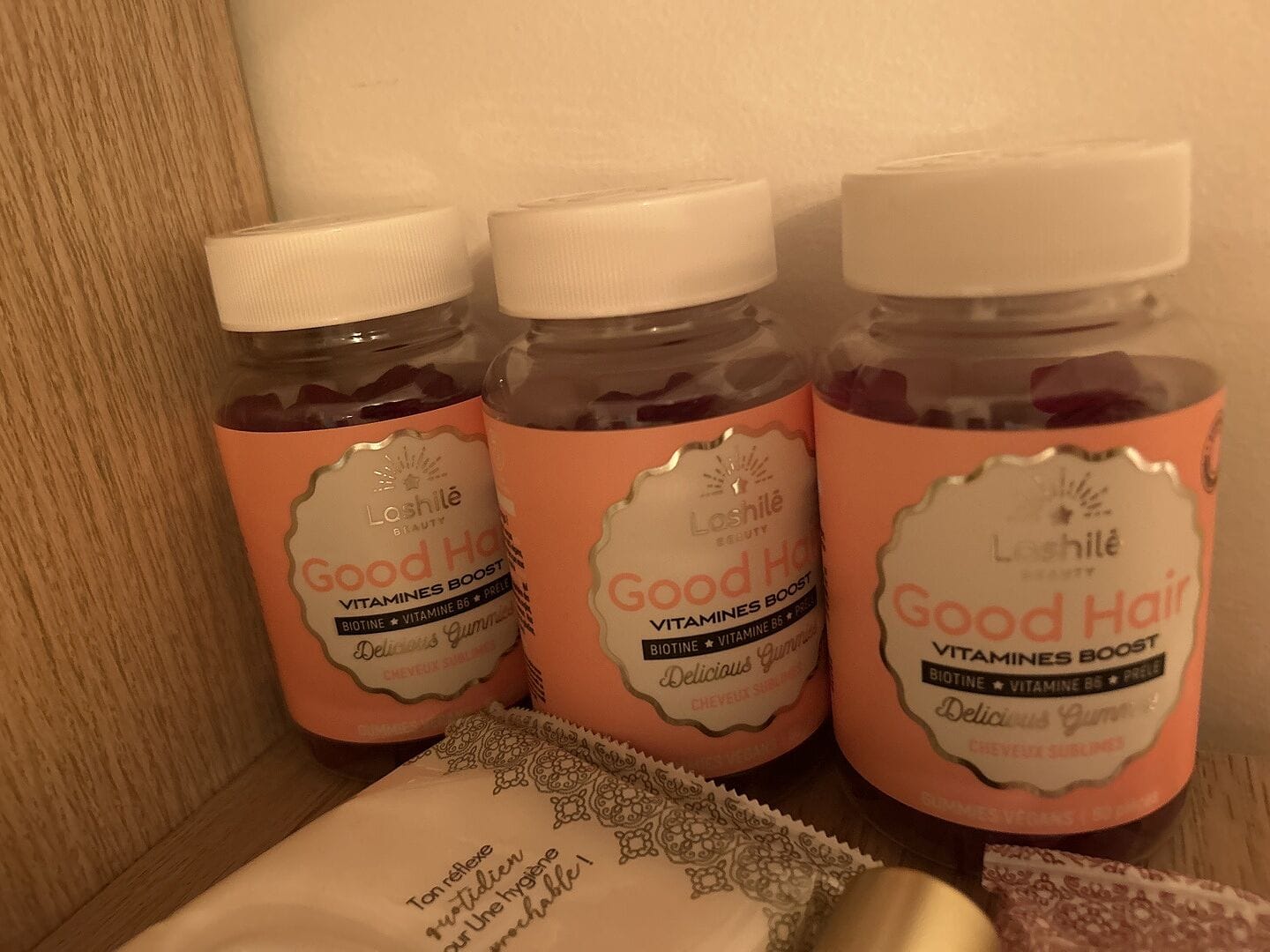 Customer photo review of Pack Boost Pousse Cheveux