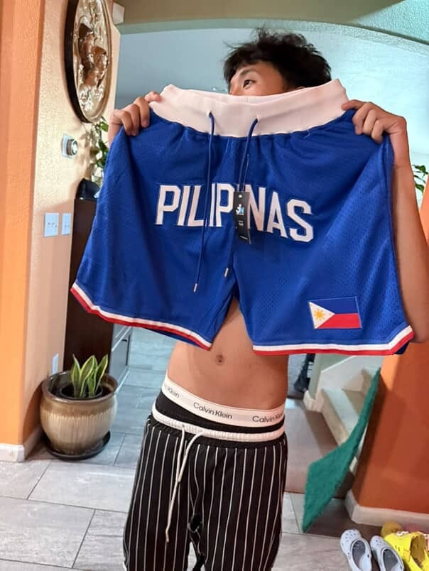 Customer photo review of Philippines Heritage Basketball Shorts