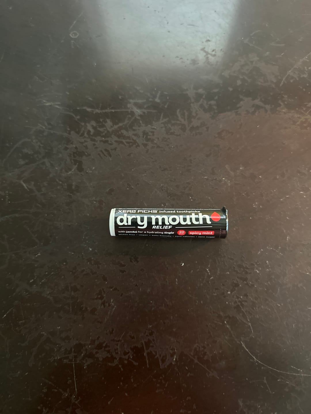 Customer photo review of Dry Mouth relief Mints Variety - 5 Pack