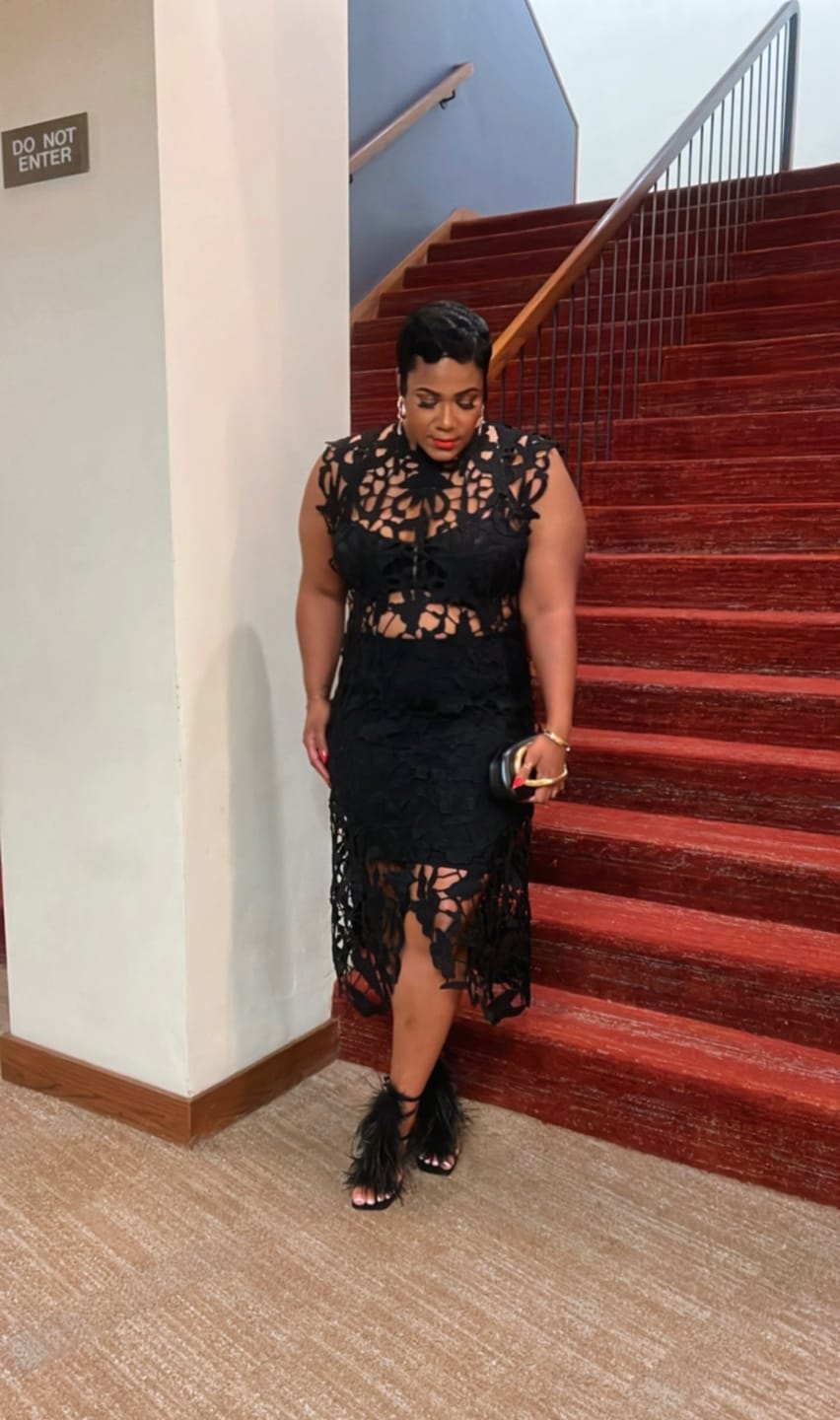 Customer photo review of Lace Dress
