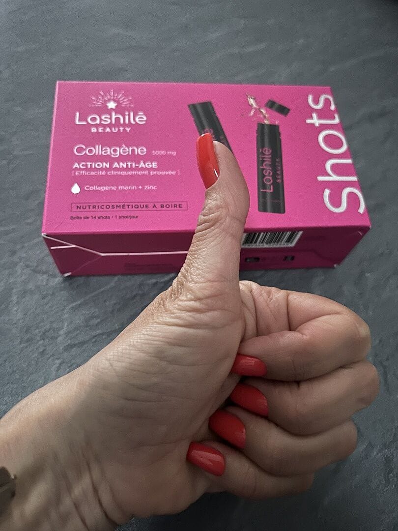Customer photo review of Shots Collagène 5000 mg