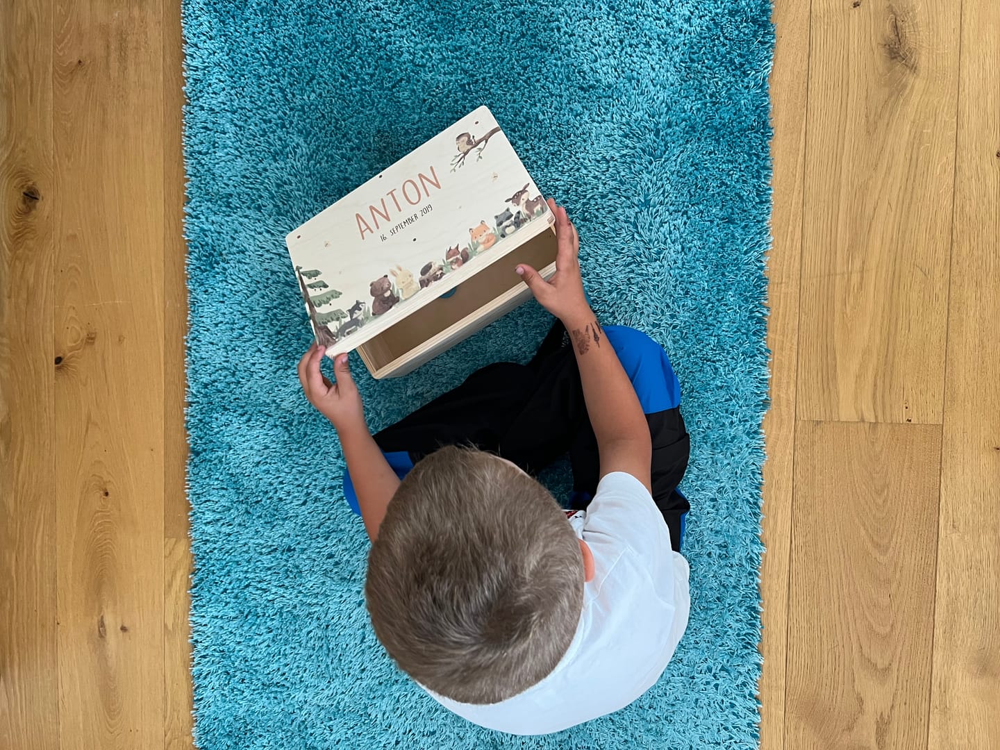 Customer photo review of Erinnerungsbox Baby - Niedliche Waldtiere