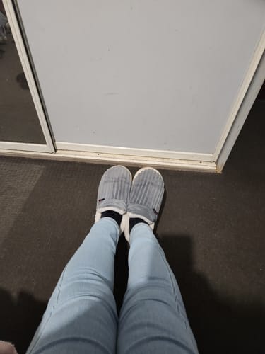 Customer photo review of Cozie Co Slippers
