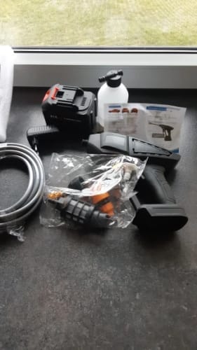 Customer photo review of Cordless High-Pressure Washer – Portable, Powerful and Flexible