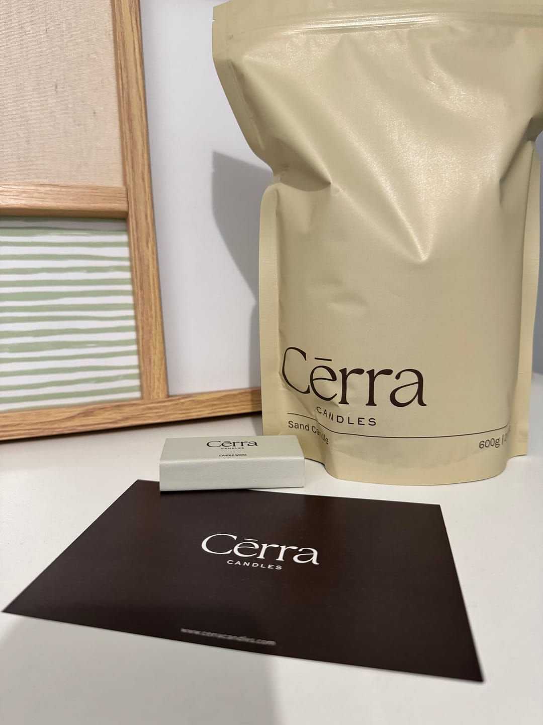 Customer photo review of Sand Candle
