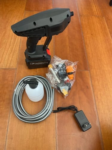 Customer photo review of Cordless High-Pressure Washer – Portable, Powerful and Flexible