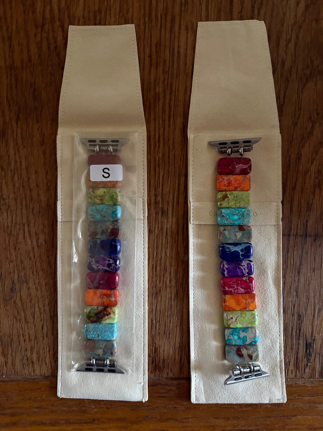 Customer photo review of Chakra Harmony Stretch Apple Watch Strap