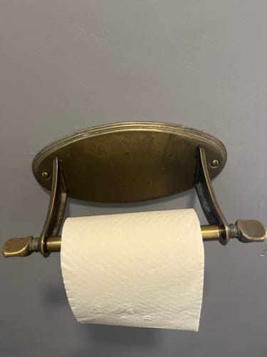 Customer photo review of Unbleached Bamboo Toilet Paper