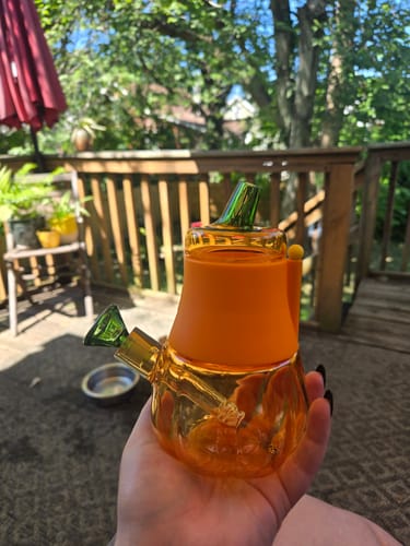 Customer photo review of The Bubbler - Pumpkin 🎃