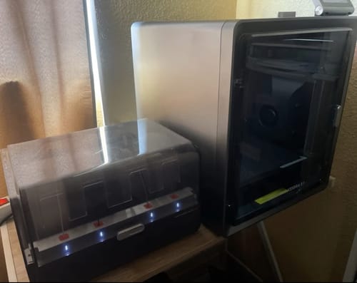 Customer photo review of Anycubic Kobra S1 Combo: 4 impresionantes colores multicolor, secado inteligente durante la impresión, cámara integrada, alta velocidad de 600 mm/s y extrusor antiobstrucciones de hotend de 320 ℃.