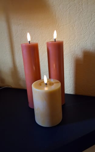 Customer photo review of LED Bloklys Ø 5 x 20 cm Hvid