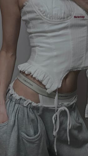 Customer photo review of WARDEN EDGE Drawstring Casual Wide-Leg Sweatpants