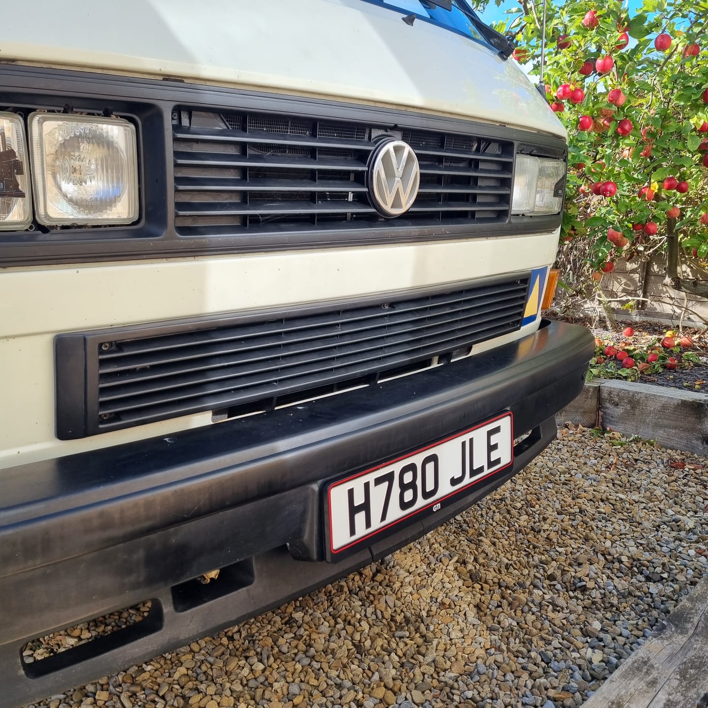 Customer photo review of Metal Pressed Number Plate (standard)- 520mm x 111mm