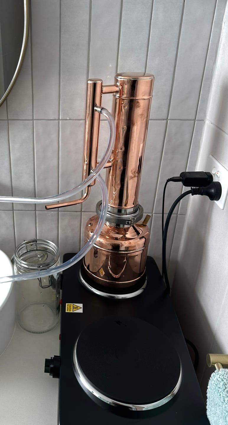 Customer photo review of Distiller for hydrosols - 0.8Gal / 3L